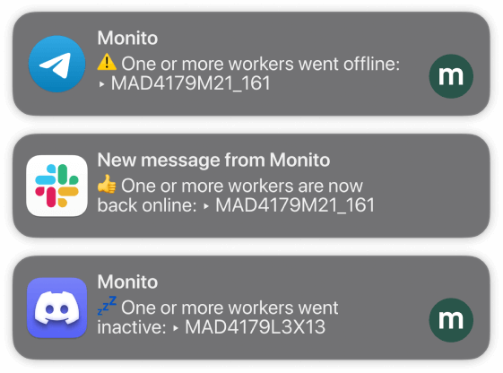 Мгновенное оповещение